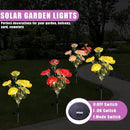 3Pack Outdoor Solar Garden Decor Lights, Waterproof Solar Powered Hydrangea Lotus Flower Lights Bright Up to 12 Hrs,Led Flowers for Yard Patio Lawn Decorative (Solar Flowers Style 1) by GreenHaven Gardens