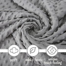 Pro Goleem Elephant Security Blanket, Soft Lovey Unisex Lovie Baby Gifts for Newborn Boys and Girls Snuggle Toy Stuffed Animal Grey 16 Inch by TinyTreasures Baby Boutique