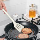 Silicone Cooking Utensils Set - 600°F Heat Resistant, Nonstick Kitchen Utensil Set with Spatulas, Spoons, Whisk, Tongs, BPA Free, Dishwasher Safe, Cream White by CozyNest Decor