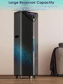 5Gal Humidifiers for Bedroom Large Room 2800 sq ft, 19L Quiet Humidifiers for Large Room, Floor Humidifier with 6 Mist Mode & Auto 180°Mist Tube for Home Whole House School Office Commercial Plants by TinyTreasures Baby Boutique