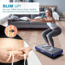 Vibration Plate Exercise Machine - Whole Body Workout Vibration Platform Lymphatic Drainage Machine for Weight Loss Home Fitness with Resistance Bands Remote by CozyNest Decor