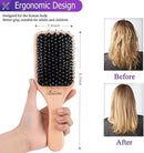Hair Brush Boar Bristle Hair Brushes for Women Curly Hair, Best Paddle Detangling Brush Detangler for Girls Kids,Smooth Hair Add Shine by CozyNest Decor