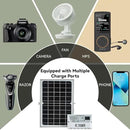 Solar Powered Indoor & Outdoor Pendant Lights with 4 LED Bulbs, Each 5m Cord, Waterproof, 6000mAh Battery for Yards, Gardens, Patios, Camping, RVs & Sheds by CozyNest Decor