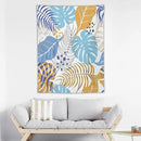 ICMOLYYENLO Tropical Palm Leaves Wall Tapestry, Wall Art for Room Decoration Beautiful Wall Hanging for Bedroom Living Room Dormitory Apartment 50x60 Inch by CozyNest Decor
