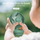 Momcozy Portable Fan with Clip | 4-Speed Mini-Fan for Carrier | Personal Fans Ultra Lighter 0.26lb | Gaps ≤4.5mm | Handheld Cooling | Rechargeable Rotate for Diaper Backpack/Stroller/Carrier/Chair by TinyTreasures Baby Boutique