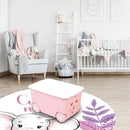 Custom Nursery Crib Bedding Set: Personalized Name 4 Piece Purple Flower Elephant Design Baby Crib Sets for Girls - Toddler Double Layer Blanket Set, Comfortable Crib Bed Sheets for Baby Toddlers by TinyTreasures Baby Boutique