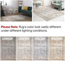 Keen Home Design 3x5 Rug - Machine Washable Entry Rug with Non-Slip Backing, Ideal for Enteryway, Kitchen, Bathroom, Laundry Room - Vintage, Easy Clean, Durable, Low Pile Rug - (3' x 5') by CozyNest Decor