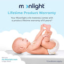 Moonlight Slumber Little Dreamer Crib Mattress – Dual-Sided Baby and Toddler Mattress, Firm Infant Support, Waterproof and Hypoallergenic, 5" Foam, Standard Size, Made in USA by TinyTreasures Baby Boutique