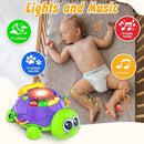 Baby Toys 6-12 Months, Musical Turtle Crawling Tummy Time Development Light up Infant Toys 12-18 Months, Bilingual Educational Boy Girl Gifts Toy for 3-6 4 5 7 8 9-12 Month by TinyTreasures Baby Boutique
