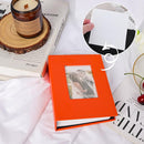 RECUTMS Mini Photo Album 4x6 52 Pockets, Leather Cover with Front Window Album Hold 52 Vertical Photos for Family Wedding Baby Children (Orange) by TinyTreasures Baby Boutique