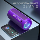 Ortizan Portable Bluetooth Speaker: IPX7 Waterproof, 24W Loud Sound, Deep Bass, Bluetooth 5.3, LED Lights, Wireless Stereo Pairing, 30H Playtime, for Home/Outdoor/Party/Beach, Birthday Gift (Purple) by TinyTreasures Baby Boutique