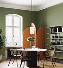 Dimoon 110''x17.7'' Green Peel and Stick Wallpaper Contact Paper Modern Self Adhesive Wall Paper Removable Renter Friendly Textured Solid Color Shelf Cabinet Vinyl Roll (110''x17.7'',Olive Green) by GreenHaven Gardens
