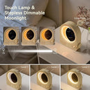 Sunrise Alarm Clocks for Bedrooms, Stepless Dimmable Moon Lamp Dual Alarm Clock Wake Up Light with 12Levels Volume for Heavy Sleepers, 10 Natural Sounds with 30/60/90min Timer Night Light by TinyTreasures Baby Boutique