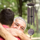 Wind Chimes Personalized, Metal Deep Tone Wind Chimes in Loving Memory, Custom Text for Loss of Loved Mom/Dad, Sympathy Gifts Wind Chime Memorial Gifts for Funeral Outdoor 36inch by CozyNest Decor