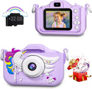 Kids Camera Toys for 3 4 5 6 7 8 9 10 11 12 Years Old Boys/Girls, Kids Digital Camera for Toddler with Video, Birthday Festival for Kids, Selfie Camera for Child, 32GB TF Card by TinyTreasures Baby Boutique