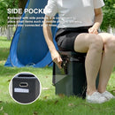 Upgrade XL Portable Toilet for Adults, Extra Large Portable Travel Floding Toilet, Camping Tall Toilets with Lid for Adults and Kids Compact Potty for Car,Hiking,Beach and Camping by TinyTreasures Baby Boutique
