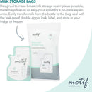 Motif Luna Double Electric Breast Pump Bundle with Luna Cooler Set and Milk Storage Bags, 6 oz - 100 Count - Milk Freezer Bag with Easy Pour Spout by TinyTreasures Baby Boutique