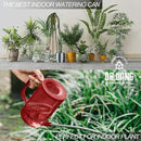 Small Watering Can Indoor Plants with Long Spout (1L, Red) by GreenHaven Gardens