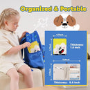 StBernard First Aid Kit for Kids, Small Pocket Size Medical Kit with Cute Bnadages, Tools for Daily Emergencies, Organized Pouch for Toddler & Children, Home, Camping, Travel, Playground(Purple) by TinyTreasures Baby Boutique