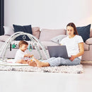 Baby Play Mat Tummy Time Mat with Exclusive Foldable Design, Stage-Based Skill Development Activity Gym, Machine Washable Baby Play Mats for Floor with Gift Package (Zebra) by TinyTreasures Baby Boutique