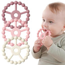 3 Pack Ring Teether Baby Infant Toys, Baby Essentials, Silicone Teething Ring Toys for Babies 0-6 Months, Seposeve Toddler Teethers 6-12 Months 12-24 Months, Infant Teething Relief, Purple Pink White by TinyTreasures Baby Boutique
