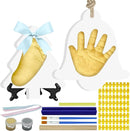 Baby Hand & Footprint Keepsake Kit - Personalized Handprint Footprint Ornament for Newborn Babies, New Mom Gifts, Baby Shower & Registry, Nursery Picture Frame, Pet Paw Print Ornament by TinyTreasures Baby Boutique