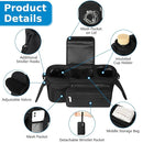 Accmor Universal Stroller Organizer with Insulated Cup Holder Detachable Phone Bag and Shoulder Strap,Stroller Bag Caddy Organizer Fits for Uppababy, Baby Jogger, Britax Strollers by TinyTreasures Baby Boutique