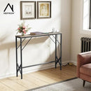 Console Table, Skinny Entryway Table with Fast-Charging Station, Narrow Long Sofa Table, Behind Slim Couch Table for Entrance, Hallway, Living Room Decor ST-GY100-1 by CozyNest Decor
