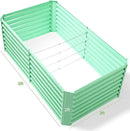 Land Guard 6×3×2ft Galvanized Raised Garden Bed, Planter Boxes Outdoor, Raised Garden Beds Outdoor for Vegetables, Flowers, Herbs, 269 Gallons, Lime Green… by GreenHaven Gardens