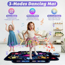 Dance Mat, Kids Electronic Dance Pad with Wireless Bluetooth 5 Speeds 9 Levels, Music Toys Birthday & Xmas Gifts for Girls Boys 3 4 5 6 7 8 9 10+ Year Old by TinyTreasures Baby Boutique