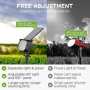 Kaxiida Solar Lights Outdoor Waterproof - 2025 Upgrade 3 Level Ultra Bright Spot Lights Uplights, LED Landscape Spotlight for Tree, Pathway, Wall, Adjustable Solar Panel Auto On/Off by CozyNest Decor