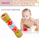 BIUWING Rainmaker Rain Sticks, Mini Wooden Musical Shake, Beaded Raindrops - Turn Over and Watch The Colorful Beads Flow Down The Tube as It Creates The Soothing Sound of Rain by TinyTreasures Baby Boutique