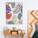 ICMOLYYENLO Tropical Green Leaves Tapestry, Exotic Leaves Beautiful Bedroom Wall Hanging, Floral Poster Blanket for Bedroom Living Room Dormitory Apartment 40x60 Inch by CozyNest Decor