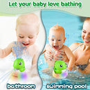 ZHENDUO Baby Bath Toys, Rechargeable Bath Toys, Whale Spray Water Bath Toy, Sprinkler Bathtub Shower Toys for Toddlers Kids Boys Girls, Pool Toy for Baby (Green) by TinyTreasures Baby Boutique