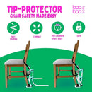 Tip Protector for Chairs - Patent Anti-Tip Chair Safety Device for Children - Anti-Tip Furniture, Child Safety Device for Toddlers - Prevent Chair Tipping for Safe Seating by TinyTreasures Baby Boutique