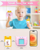 510 Words French Flash Cards for Kids, Toddler Learning Resources Toy, Autism Sensory Toys for Autistic Children Aged 2-4 Pink (French/English/Bilingual) by TinyTreasures Baby Boutique