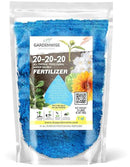 20-20-20 Water-Soluble Fertilizer – Powder for Liquid Plant Food for Indoor & Outdoor Plants, Orchids, Vegetables, Lawns, Flowers – 20 20 20 Fertilizer 1 Quart (2 lbs) by GreenHaven Gardens