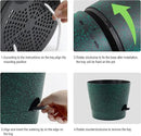 Self Watering Pots for Indoor Plants,12 inch Planters with Drainage Holes Plastic Flower Pots with Deep Reservoir, Black with Green Speckles by CozyNest Decor