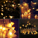 Solar Bee String Lights Outdoor 31FT 50 LED Honeybee Fairy Lights with 8 Lighting Modes, Waterproof Solar Bumble Bee for Patio Yard Garden Grass Wedding Christmas Party Decor, Warm White by GreenHaven Gardens