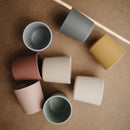 mushie Dinnerware Cups For Kids | Made in Denmark, Set of 2 (Cloud) by TinyTreasures Baby Boutique