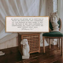 LuZhiQiang Be Anxious for Nothing Wall Decor 40"×15" Philippians 4:6-7 Bible Verse Sign Large Christian Scripture Wood Framed Hanging Decor (Wood) by CozyNest Decor