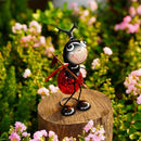 Solar Ladybug Garden Lantern Waterproof LED Ladybug Solar Lights Outdoor Decorative Tabletop Lanterns Lamp for Yard Patio Table Decoration by GreenHaven Gardens