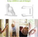 Child Proof Door Lever Lock, 2 Pack Door Locks for Kids Safety, Door Knob Child Proof, Baby Proofing, 3M Adhesive, Door Handle Child Proof, Baby Safety Locks for Toddlers (White) by TinyTreasures Baby Boutique