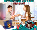 , a Unique 4 in A Row Game, 3D Strategy Board Game for Critical Thinking. The Classic Grid Game in a Sleek Acrylic Cube. Superbly Designed Wooden Cubes. Tactical Game Play for All Ages by TinyTreasures Baby Boutique