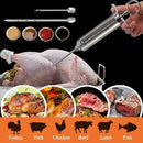 Meat Injector, Stainless Steel Marinade Injector Flavor Syringe Kit with 2-oz Measurement Window for Smoker Food BBQ Grill, Cooking Turkey Chicken Steak Beef Brisket Pork-Chops, 3 Meat Needles by GreenHaven Gardens