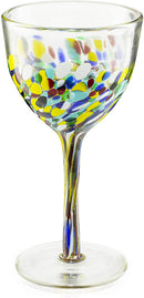 Mexican Wine Glasses Set of 6 - Confetti Wine Glasses