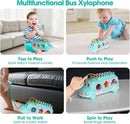 Baby Xylophone for Toddlers 1-3, Bus Shaped Toy Xylophone for Kids with Child Safe Mallet, Shape Sorting Educational Musical Toys and Instruments for Toddlers 1-3 by TinyTreasures Baby Boutique