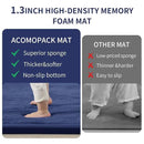 ACOMOPACK Baby Play Mat for Floor 1.3" Thick Memory Foam Play Mat 79"×157 Tummy Time Crawling with Non-Slip Bottom for Living Room,Nursery,Soft Velvet Playpen Mats for Kids,Infants（Royal Blue） by CozyNest Decor