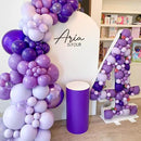 130pcs Dark Purple Balloons Different Sizes 18" 12" 10" 5" Party Latex Balloons for Birthday Halloween Graduation Baby Shower Anniversary Party Decorations by CozyNest Decor