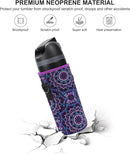 Neoprene Water Bottle Carrier Bag with Adjustable Shoulder Strap for Owala 24 OZ Tumbler, Insulated Water Bottle Cover for Owala FreeSip Insulated Water Bottle (Mandala, 24 OZ) by TinyTreasures Baby Boutique